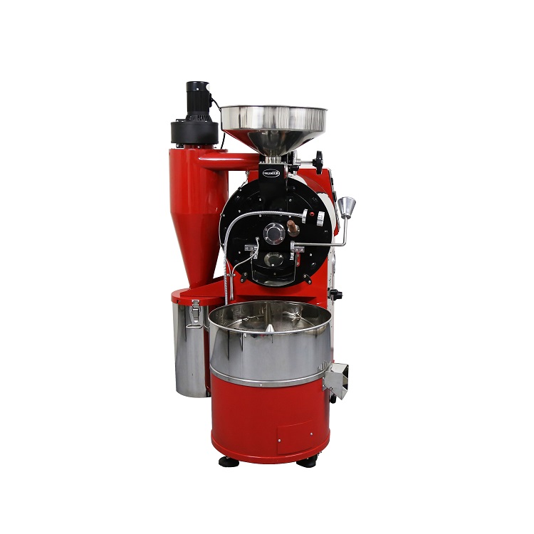 必德利3KG咖啡烘焙机 瓦斯型 红色-不锈钢机身 咖啡厅专用